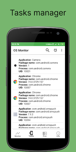 OS Monitor: диспетчер задач